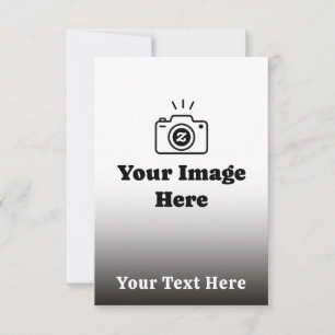 Cartons Réponse Faites-en vôtre avec votre photo et texte préférés