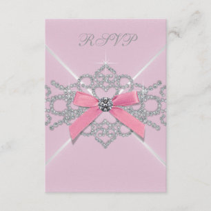 Cartons Réponse Fête d'anniversaire rose du bonbon 16 à rose de