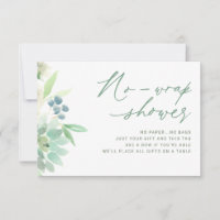 Fête des mariées No Wrap Cadeau Tag Succulent Cact