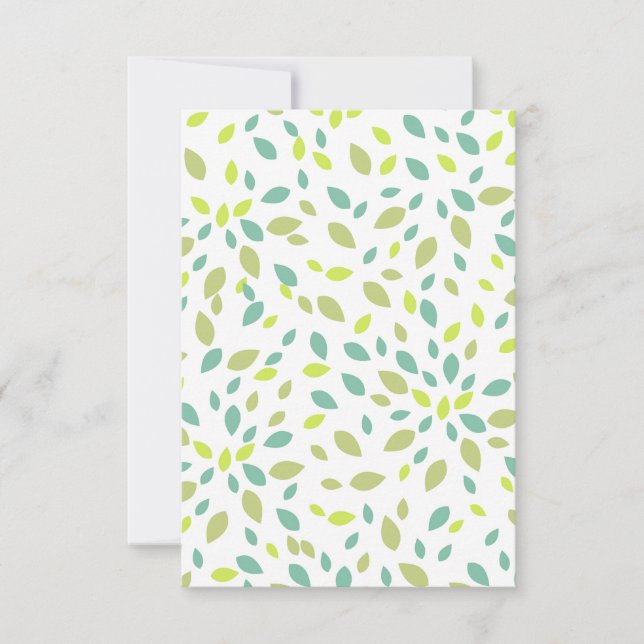 Cartons Réponse Feuille (vert) (Devant)
