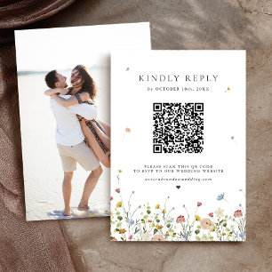 Cartons Réponse Fleur sauvage de printemps coloré Meadow Garden Ma