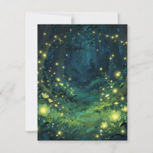 Cartons Réponse Forêt Enchantée Lueur Nuit Magique