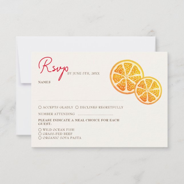 Cartons Réponse Fraîcheur Citrus Foliage Mariage (Devant)