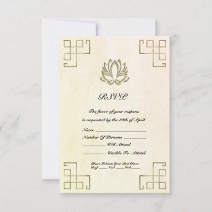 Cartons Réponse Gold Lotus Yoga