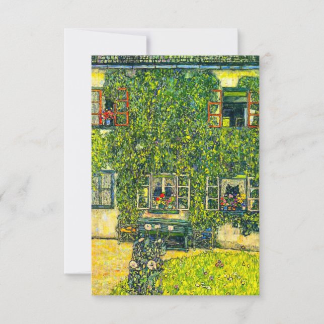 Cartons Réponse Gustav Klimt La Maison de Guardaboschi (Devant)