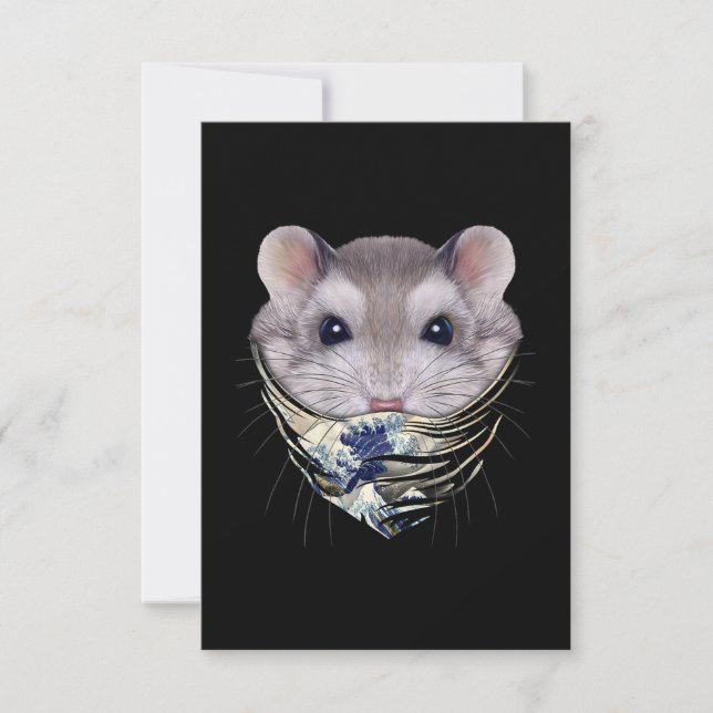 Cartons Réponse Hamster Gris À Edo Japon Tsunami (Devant)