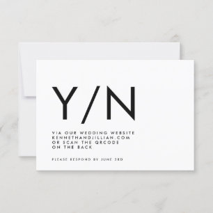 Cartons Réponse HAUT DE GAMME QR CODE TRENDY Website O/N