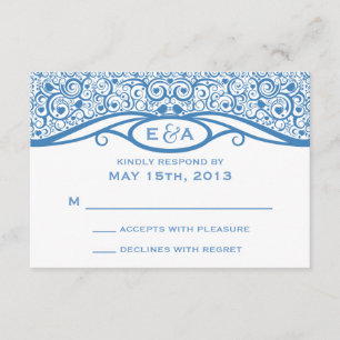 Cartons Réponse Inséparables Vine Motif R.S.V.P.