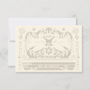 Cartons Réponse Ivoirienne Mexicaine Fantail Doves Papel Picado