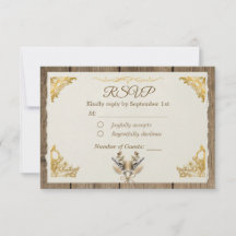 Ivory Gold Boho Floral Élégant Rustique Script