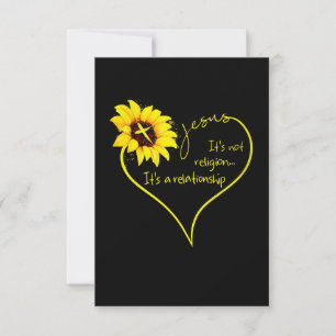 Cartons Réponse Jésus amour   Ce n'est pas la religion C'est une r