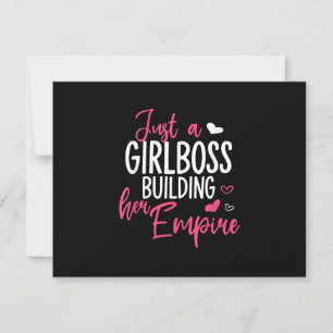 Cartons Réponse Juste une patronne qui construit son empire femmes