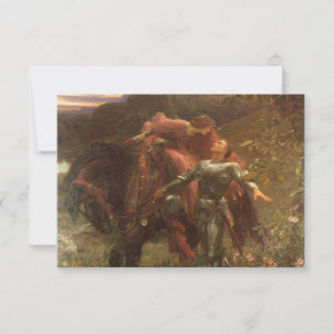 Cartons Réponse La Belle Dame sans Merci par Frank Dicksee Mariage