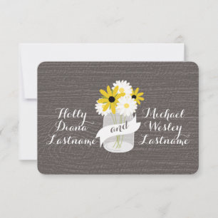 Cartons Réponse Le bois de grange a inspiré le pot de maçon +