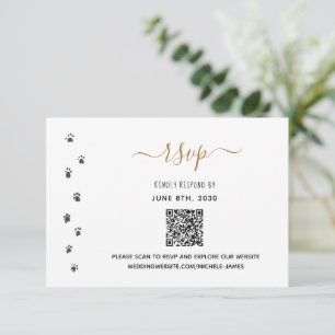Cartons Réponse Les humains se marient Code QR de mariage d'animau