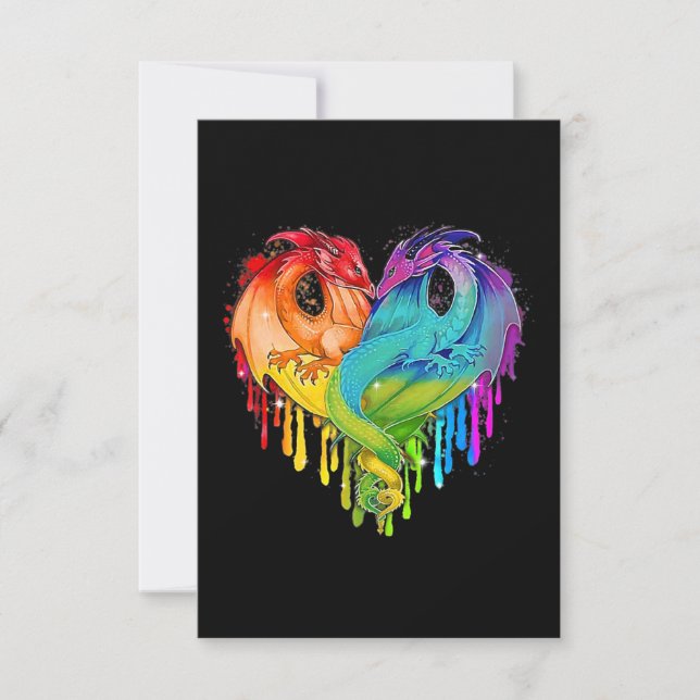 Cartons Réponse LGBT Dragon (Devant)