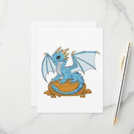 Cartons Réponse Little Blue Dragon