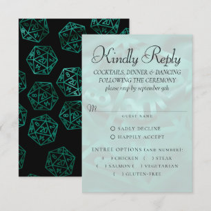 Cartons Réponse Lumières RPG   Entrée de la fantasy émeraude pour 