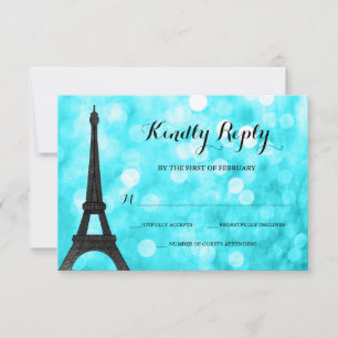 Cartons Réponse Lumières turquoises de parties scintillantes de