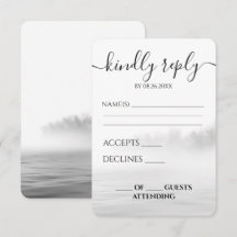 Mariage calligraphié personnalisé sur le lac dans