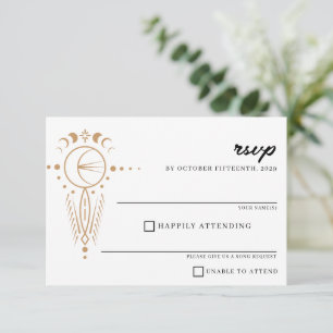 Cartons Réponse Mariage céleste Dainty