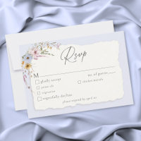 Mariage Champêtre Fleur des Champs Bleu Poussiéreu