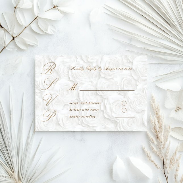 Cartons Réponse Mariage classique (Créateur téléchargé)