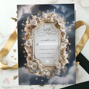 Cartons Réponse Mariage de calligraphie des lumières magiques éton