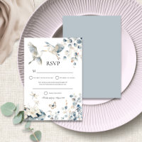 Mariage de feuillage moderne de Héron bleu