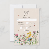 Mariage de Fleur sauvage d'aquarelle Jardin & Inse