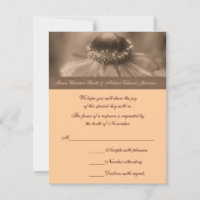Mariage de fleurs Sepia Zinnia