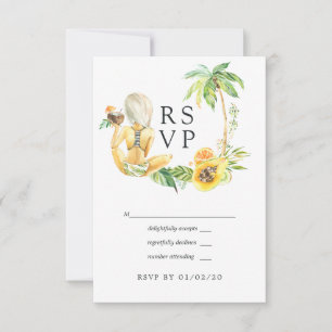 Cartons Réponse Mariage d'été