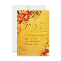 Mariage élégant à l'aquarelle rouge et or Poinsett