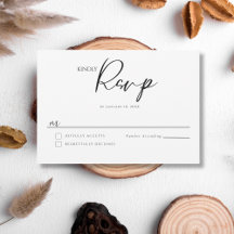 Mariage Élégant Minimaliste
