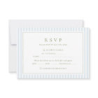 Mariage élégant rayé de bleu et de sauge