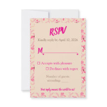 Mariage Floral Beige et Rose Tendres Élégant 