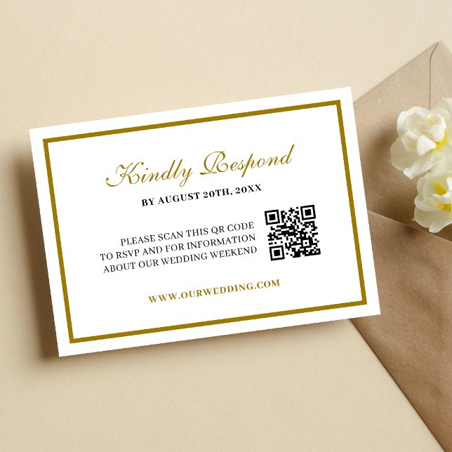 Cartons Réponse Mariage Formel Classique Monogramme Noir Or (Formal black and gold monogram RSVP card ensures elegant, organized guest responses.)