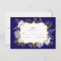 Mariage graphique Blue Gold Botany