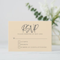 Mariage lettrage moderne écriture beige noir