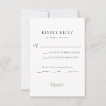 Mariage Minimaliste Élégant Moderne Script Floral