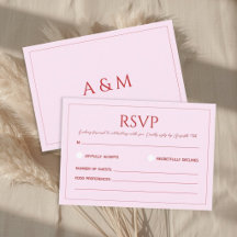 Mariage minimaliste rose moderne