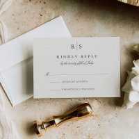 Mariage Monogramme noir & écrin classique