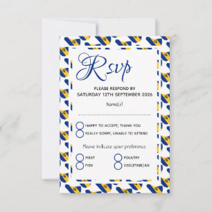 Cartons Réponse Mariage patriotique fait sur commande de drapeau