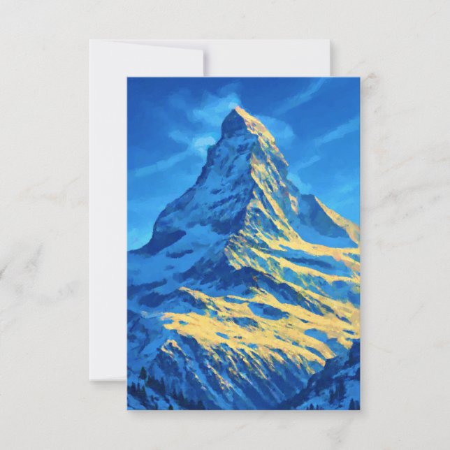 Cartons Réponse Matterhorn Mountain Suisse (Devant)