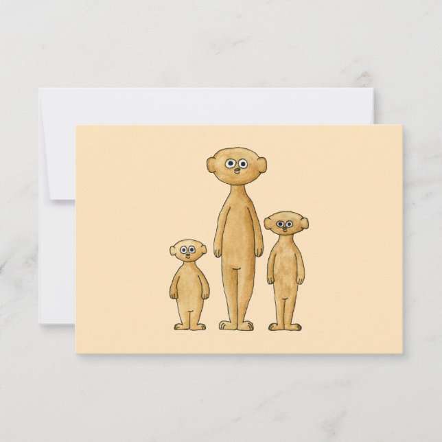 Cartons Réponse Meerkats. (Devant)