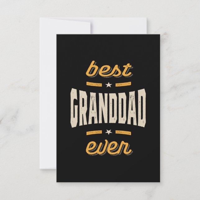 Cartons Réponse Meilleure Fête des pères cadeau de grand-père jama (Devant)