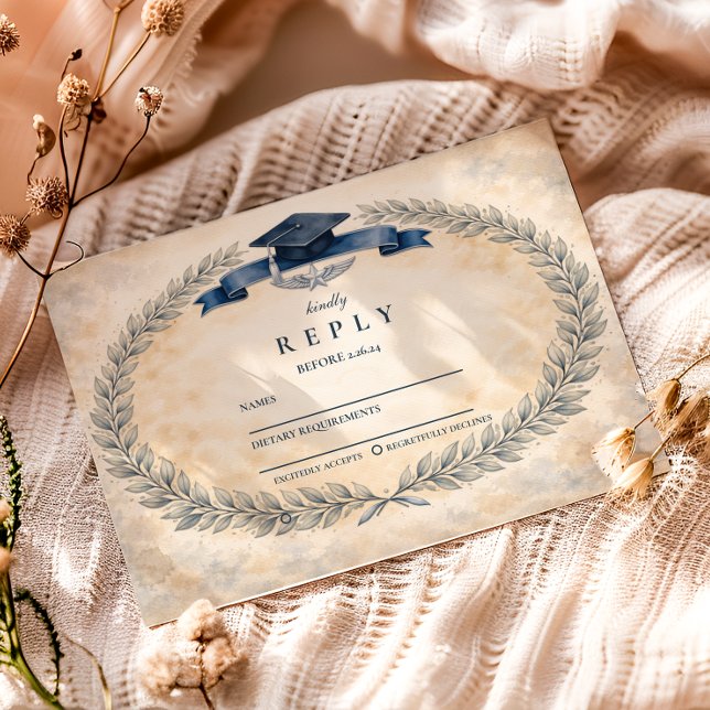 Cartons Réponse Military Air Force Graduation Theme (Créateur téléchargé)