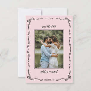 Cartons Réponse Mini nœud fantaisiste rose photo