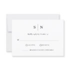 Minimal et chic | Mariage noir et blanc