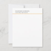Minimaliste Classique Simple Professionnel